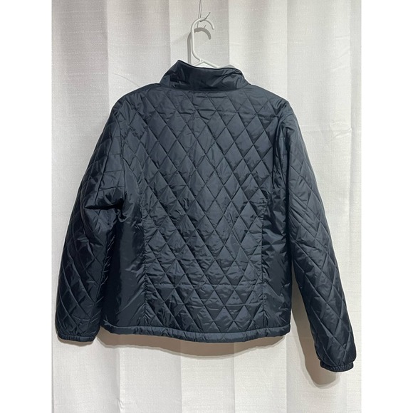 LL Bean Women’s Jacket Quilted Black EUC Size Medium - Picture 3 of 5